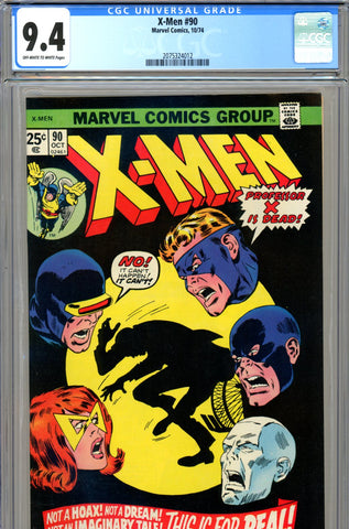 X-Men #090 CGC graded 9.4 - black cover SOLD!