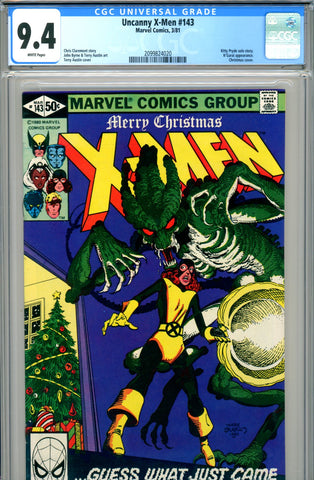 Uncanny X-Men #143 CGC graded 9.4 - K. Pryde solo story - SOLD!