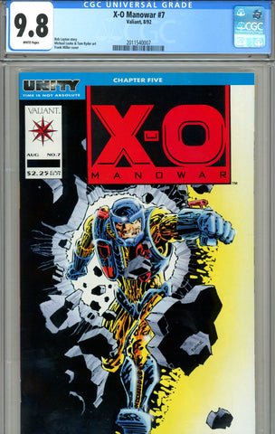 X-O Manowar #07 CGC graded 9.8 HIGHEST GRADED SOLD!