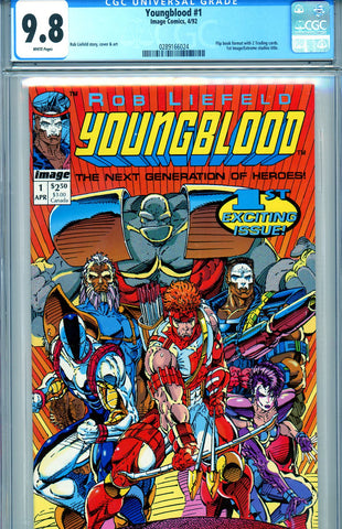 Youngblood #1  CGC graded 9.8 -HG- 1st Image issue SOLD!